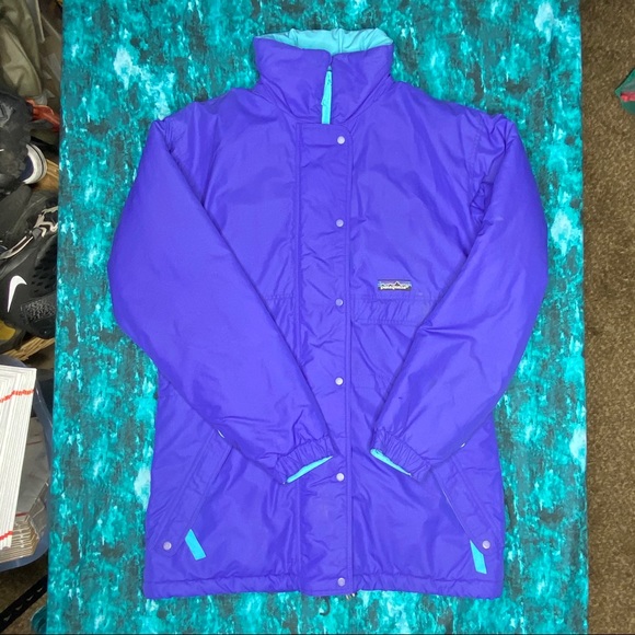 Vintage Patagonia Parka 8 Purple Pink Ski Jacket - Picture 4 of 16
